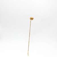 Серьга одна золото 585 0,32g, вес изделия 0.33g