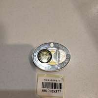 Монета серебро 925 23,16g, вес изделия 24.12g