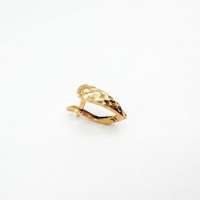 Серьга одна золото 585 0,56g, вес изделия 0.56g