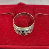 Кольцо серебро 925 3,52g, вес изделия 3.52g, размер 19.5