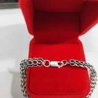 Браслет серебро 925 9,68g, вес изделия 9.69g, длина 20 см