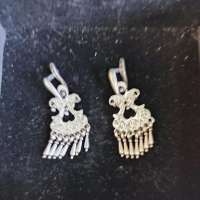 Серьги серебро 925 10,27g, вес изделия 10.27g