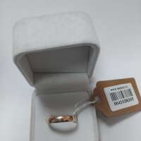 Кольцо золото 585 2,23g, вес изделия 2.23g, размер 20.5