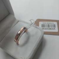 Кольцо золото 585 2,23g, вес изделия 2.23g, размер 20.5