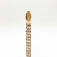 Серьга одна золото 585 1,39g, вес изделия 1.39g