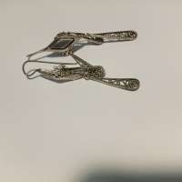 Серьги серебро 925 12,68g, вес изделия 12.68g