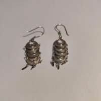 Серьги серебро 925 5,69g, вес изделия 5.69g