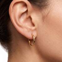 Серьга одна золото 585 0,27g, вес изделия 0.27g