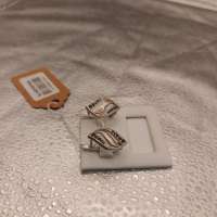Серьги серебро 925 6,44g, вес изделия 6.64g