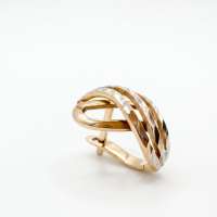 Серьга одна золото 585 2,00g, вес изделия 2g