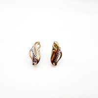Серьги золото 585 1,99g, вес изделия 1.99g