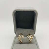 Серьги золото 585 2,90g, вес изделия 2.9g
