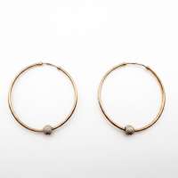 Серьги золото 585 2,62g, вес изделия 2.62g