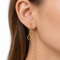Серьги золото 585 0,88g, вес изделия 0.88g