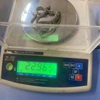 Цепь серебро 925 22,94g, вес изделия 22.96g, длина 53 см