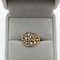 Серьга одна золото 585 2,05g, вес изделия 2.13g