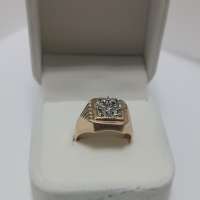 Кольцо золото 585 4,46g, вес изделия 4.46g, размер 21