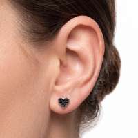 Серьга одна золото 585 0,33g, вес изделия 0.4g