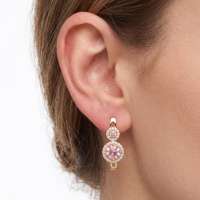 Серьги золото 585 0,97g, вес изделия 2.21g