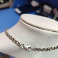 Цепь серебро 925 15,52g, вес изделия 15.62g, длина 55 см