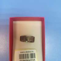 Кольцо серебро 925 3,89g, вес изделия 4.09g, размер 19