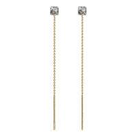 Серьги золото 585 1,25g, вес изделия 1.5g