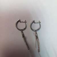 Серьги серебро 925 3,42g, вес изделия 3.9g