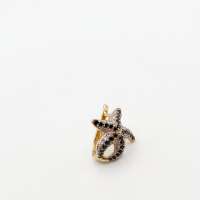 Серьга одна золото 585 1,56g, вес изделия 2.06g