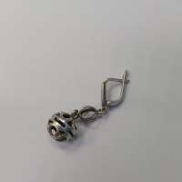 Серьга одна серебро 925 3,64g, вес изделия 3.64g