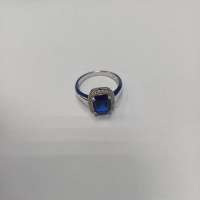 Кольцо серебро 925 2,46g, вес изделия 3.8g, размер 19, 27 камней