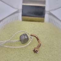 Пирсинг золото 585 0,19g, вес изделия 0.2g