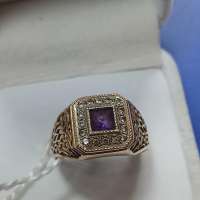 Кольцо золото 585 4,05g, вес изделия 4.84g, размер 19