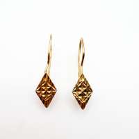 Серьги золото 585 0,89g, вес изделия 0.89g
