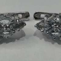 Серьги серебро 925 3,68g, вес изделия 8.18g
