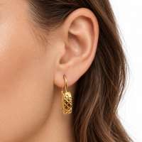 Серьги золото 585 0,93g, вес изделия 0.93g