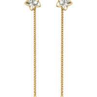 Серьги золото 585 0,82g, вес изделия 0.82g