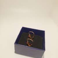 Серьги золото 585 6,13g, вес изделия 6.13g