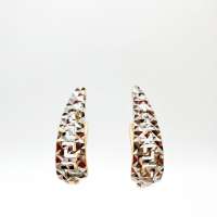 Серьги золото 585 2,38g, вес изделия 2.38g