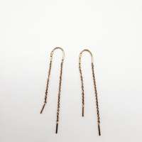 Серьги золото 585 0,48g, вес изделия 0.48g