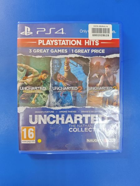 Купить Uncharted: The Nathan Drake Collection (PS4) в Ангарск за 650 руб.