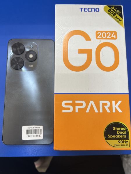 Купить TECNO Spark Go 2024 4/64GB (BG6) Duos в Ангарск за 3500 руб.