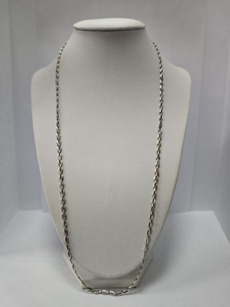 Купить Цепь серебро 925 6,46g, вес изделия 6.56g, длина 60 см в Иркутск за 1100 руб.