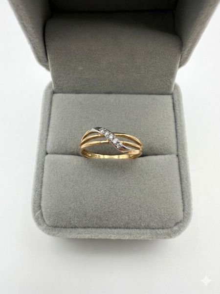 золотые кольца Кольцо золото 585 1,49g, вес изделия 1.62g, размер 18 в Иркутск