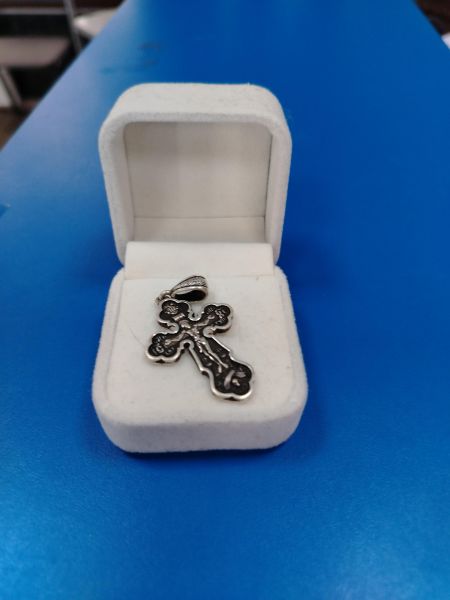 серебряный крест Крест серебро 925 6,84g, вес изделия 6.84g в Иркутск