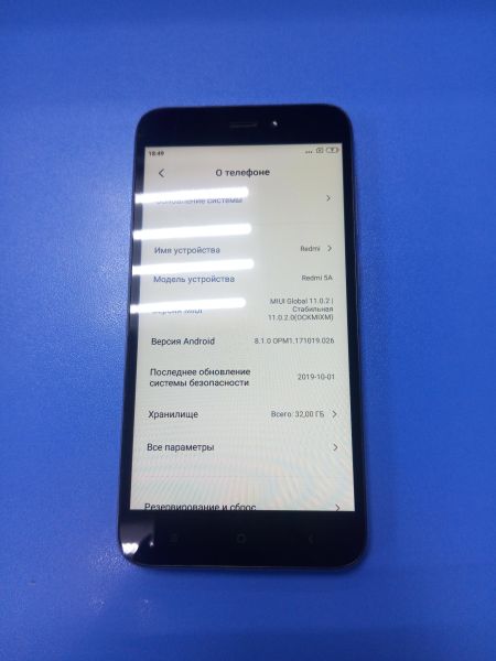 Купить Xiaomi Redmi 5A 3/32GB (MCE3B) Duos в Ангарск за 2449 руб.