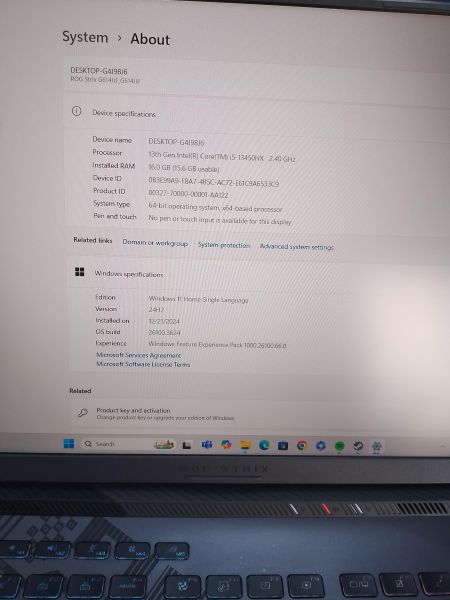 Купить ASUS ROG Strix G16 G614JU-N3170 в Ангарск за 75100 руб.