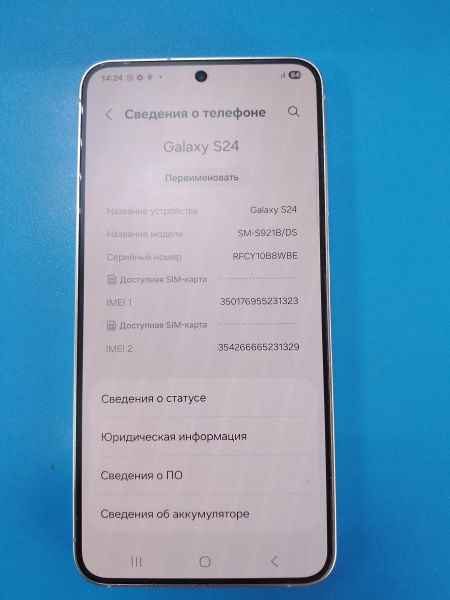 Купить Samsung Galaxy S24 8/256GB (S921B) Duos в Ангарск за 52200 руб.