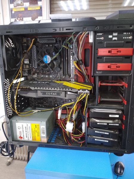 Купить Сборка i5-7600, GTX 1070, RAM 16GB, HDD 2.75TB+SSD 240GB в Ангарск за 21400 руб.