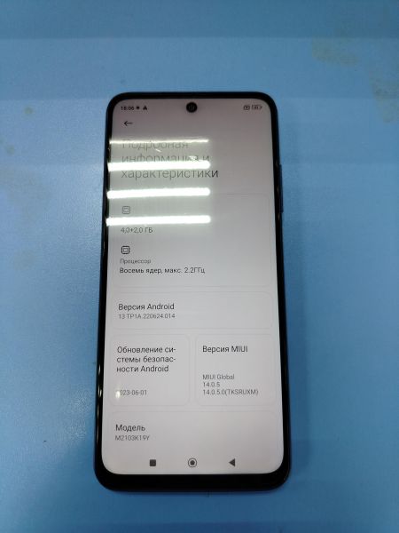 сотовый телефон Xiaomi Redmi Note 10T NFC 4/128GB (M2103K19Y) Duos в Ангарск