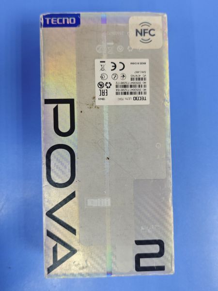 сотовый телефон TECNO Pova 2 4/128GB (LE7n) Duos в Ангарск